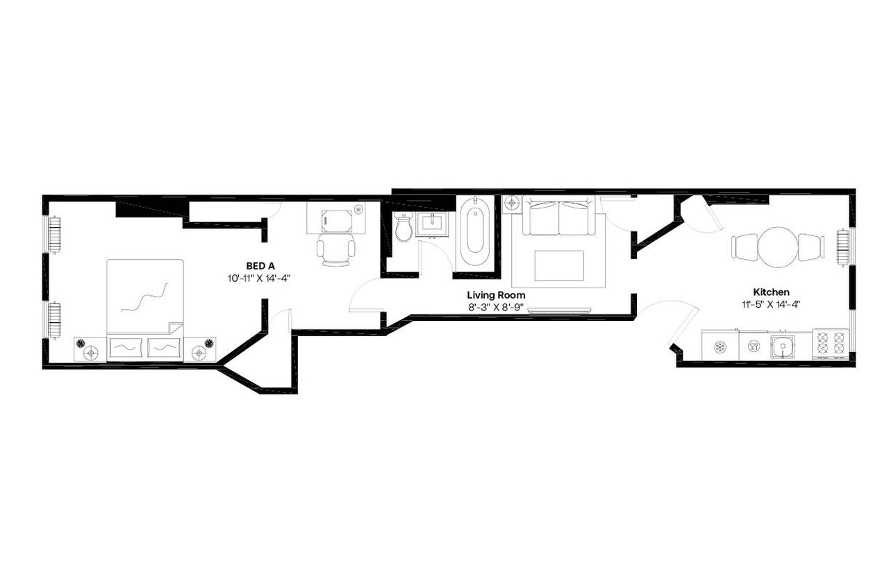 #1354: Upper West Side - 1 Bedroom (Queen) - #1354: Upper West Side - Gallery - 11