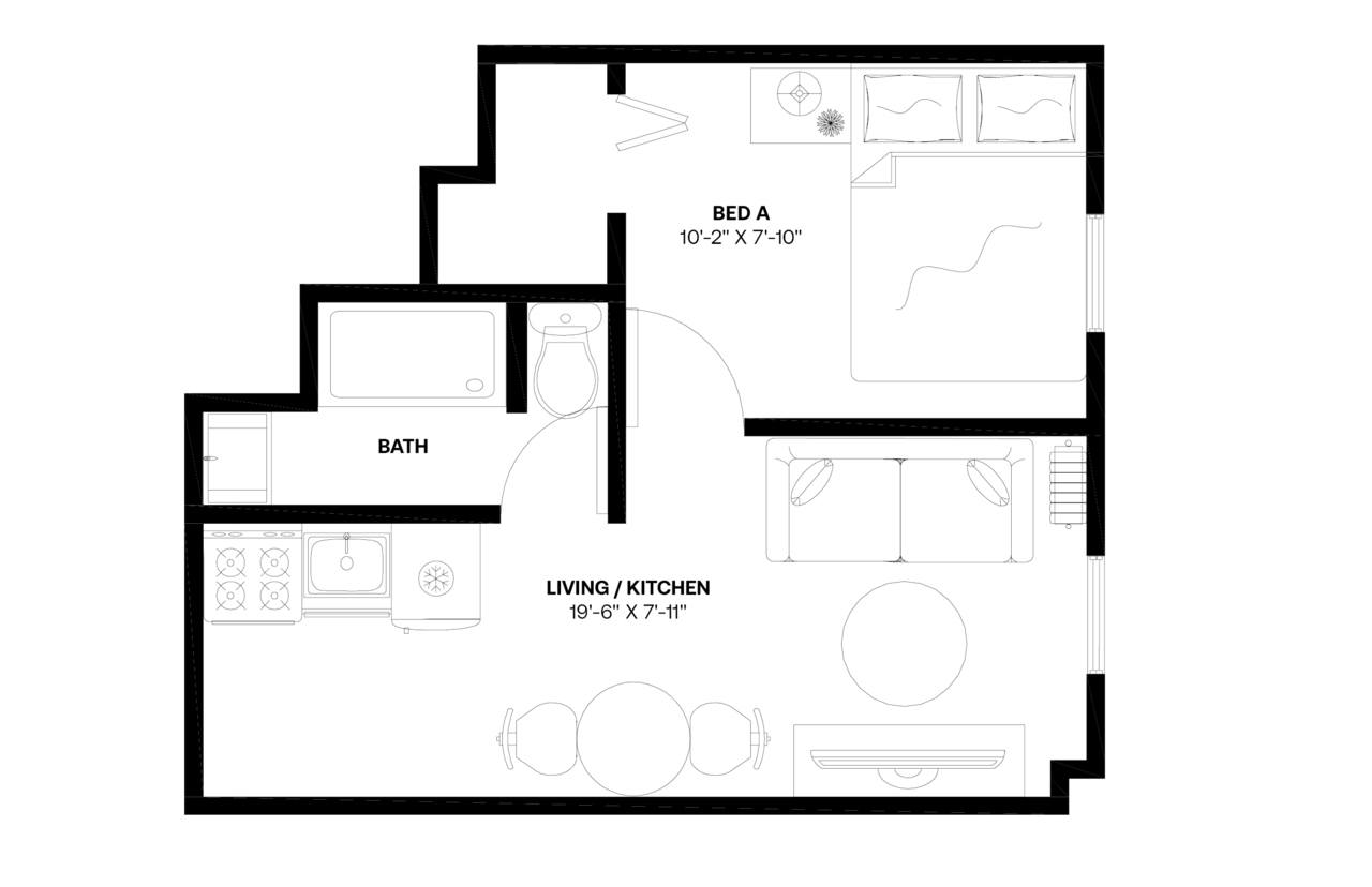  #717: East Village - 1 Bedroom (Queen)  -  #717: East Village  - Gallery -  9