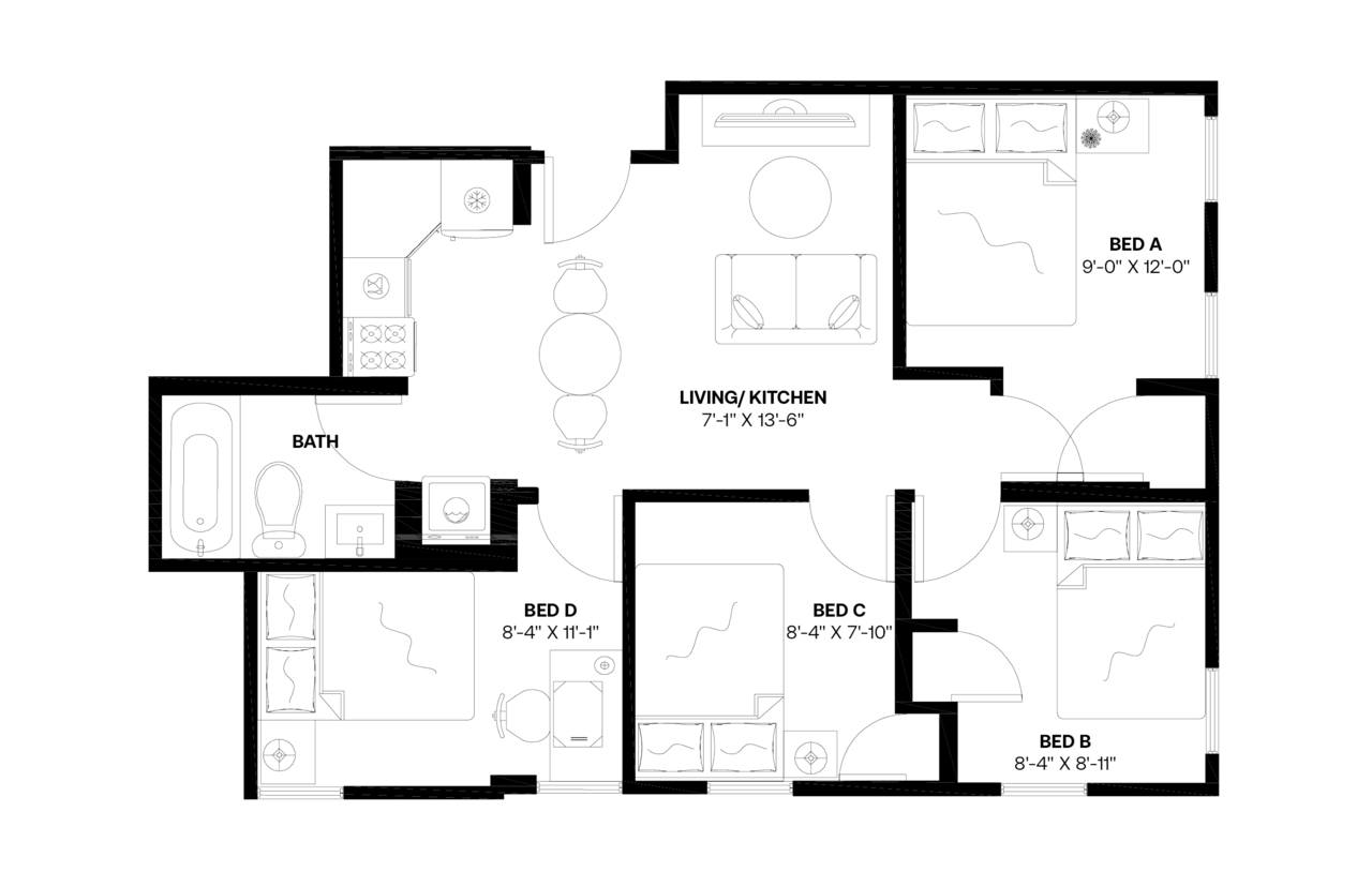 #550: Upper West Side - Full Bedroom D - 10