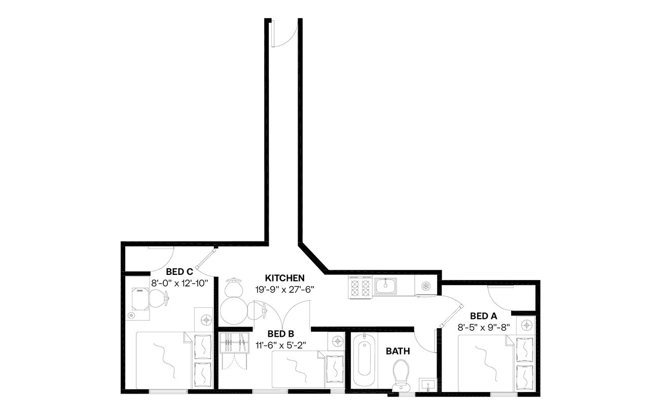  #785: Upper West Side - Full Bedroom A  -  #785: Upper West Side  - Gallery -  5