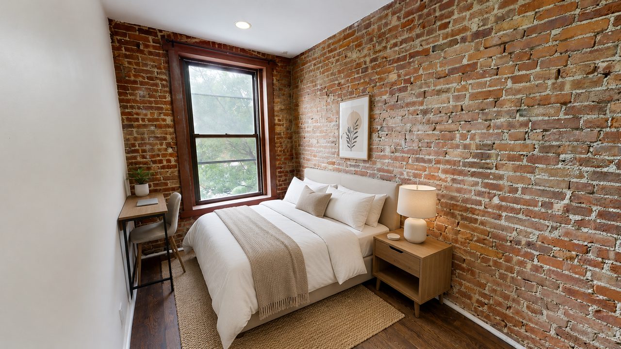 #1739: Central Harlem - Queen Bedroom C - 1