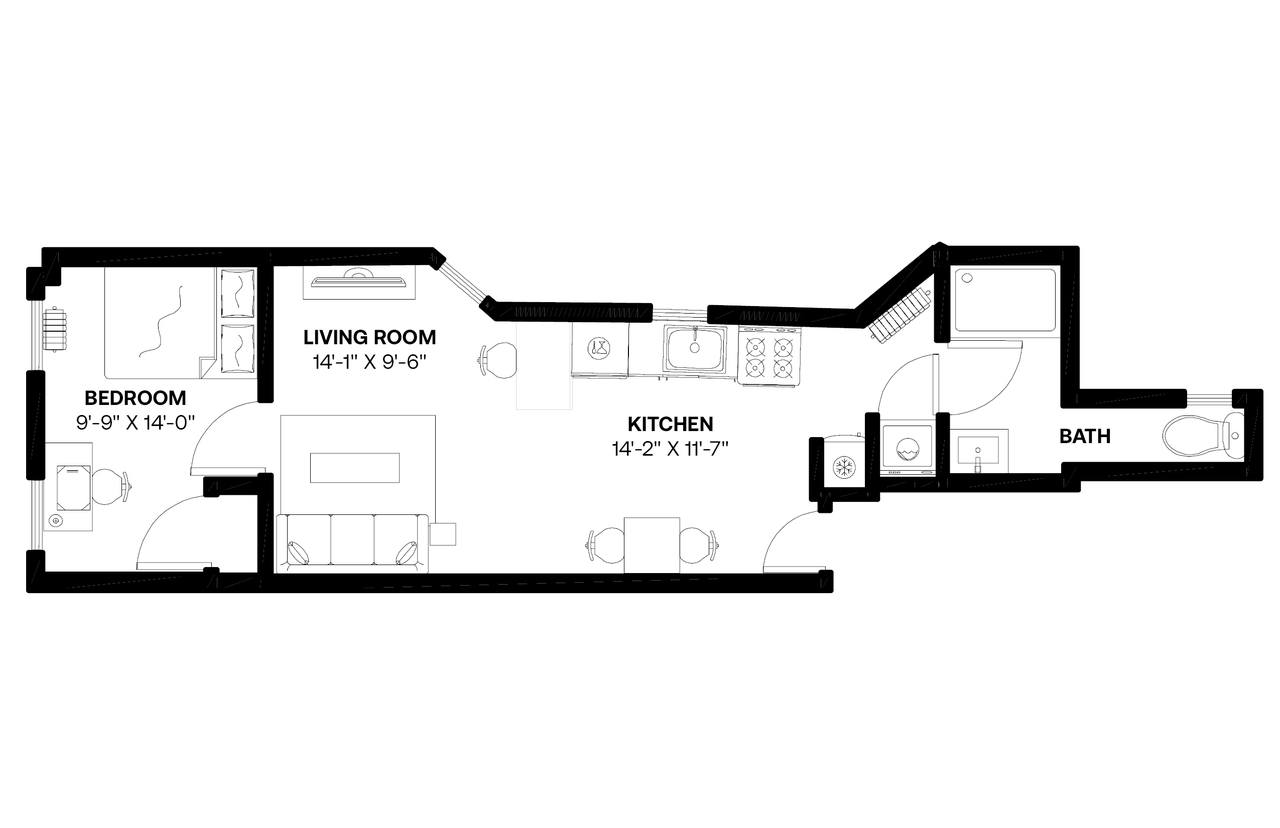 #497: Columbus Circle - 1 Bedroom (Queen) - #497: Columbus Circle - Gallery - 10