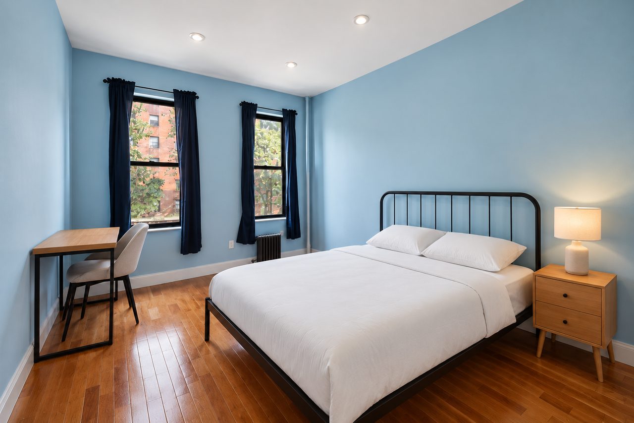 #700: East Harlem - Queen Bedroom C - 1