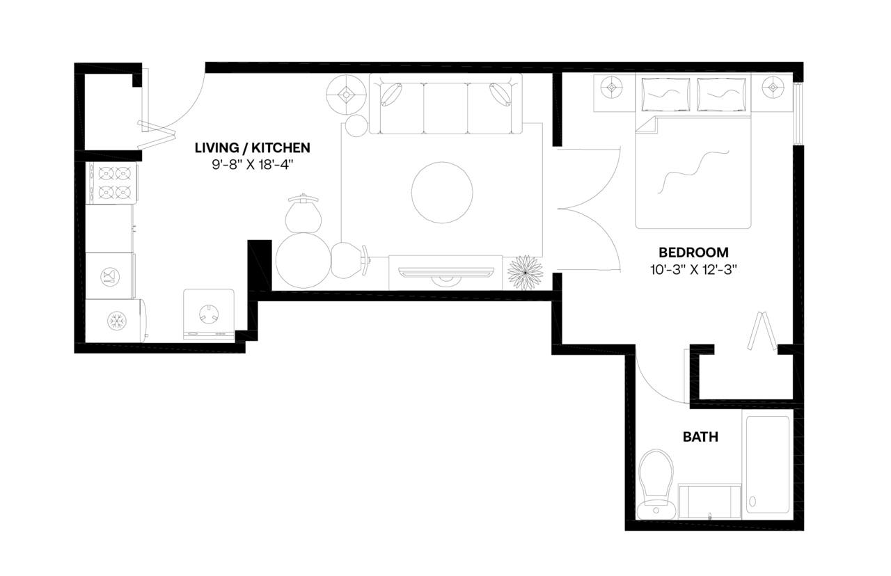 #556: East Village - 1 Bedroom (Queen) - #556: East Village - Gallery - 5