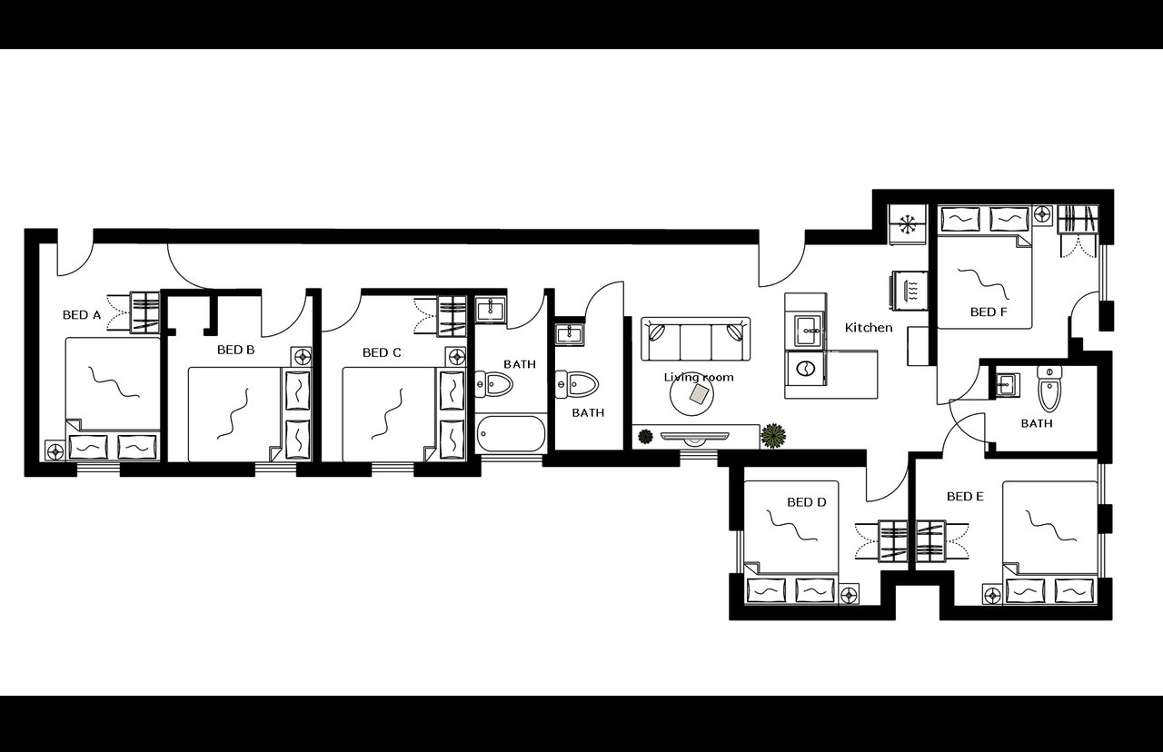  #1791: Upper West Side - Queen Bedroom A  -  #1791: Upper West Side  - Gallery -  9