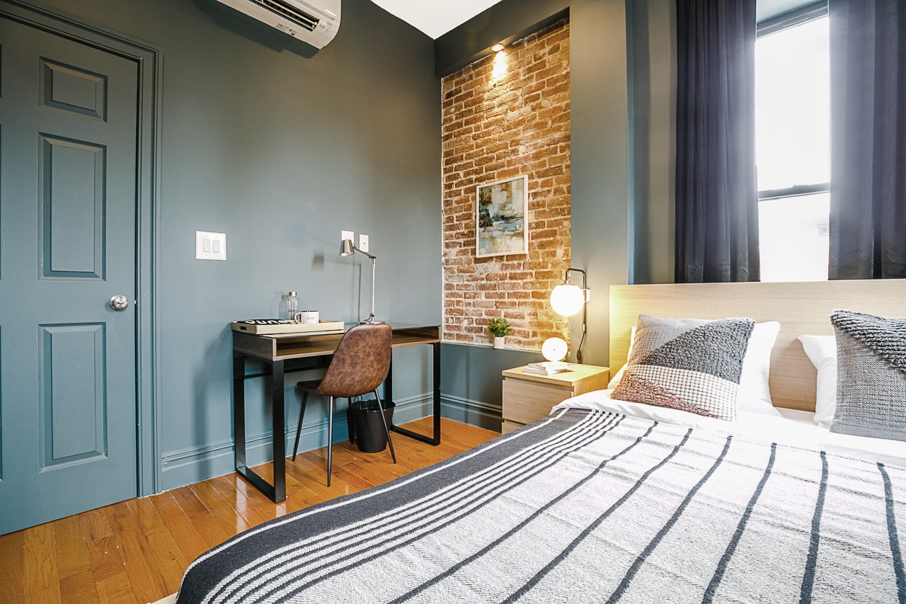 #200: Upper West Side - Queen Bedroom C - 9