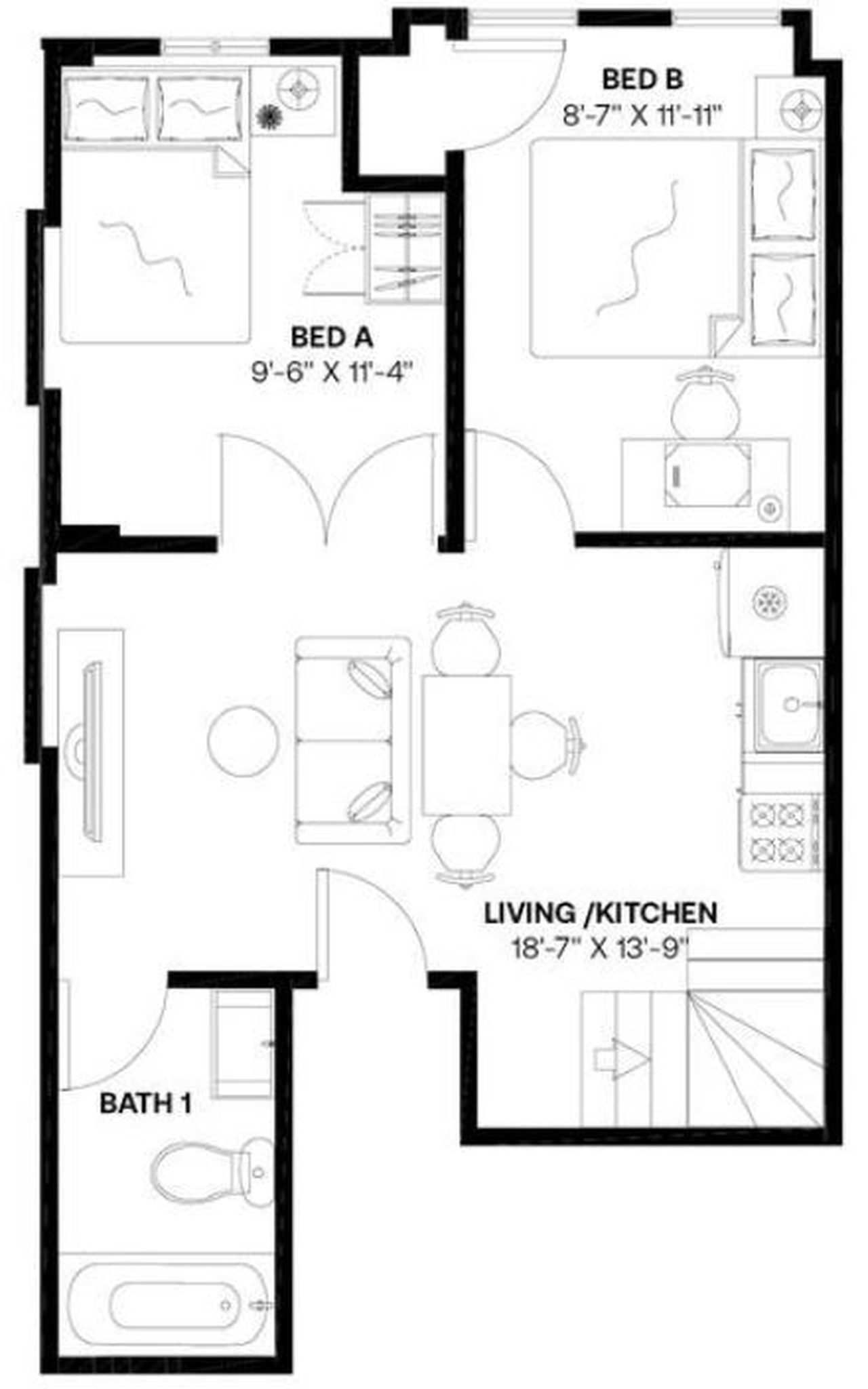 #733: Bedford-Stuyvesant - Queen Bedroom B - 14