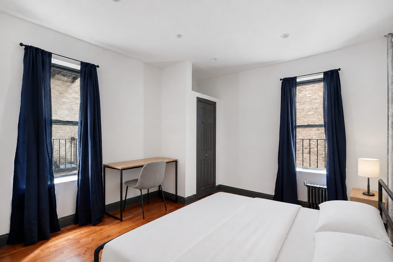 #533: East Harlem - Queen Bedroom B - 1