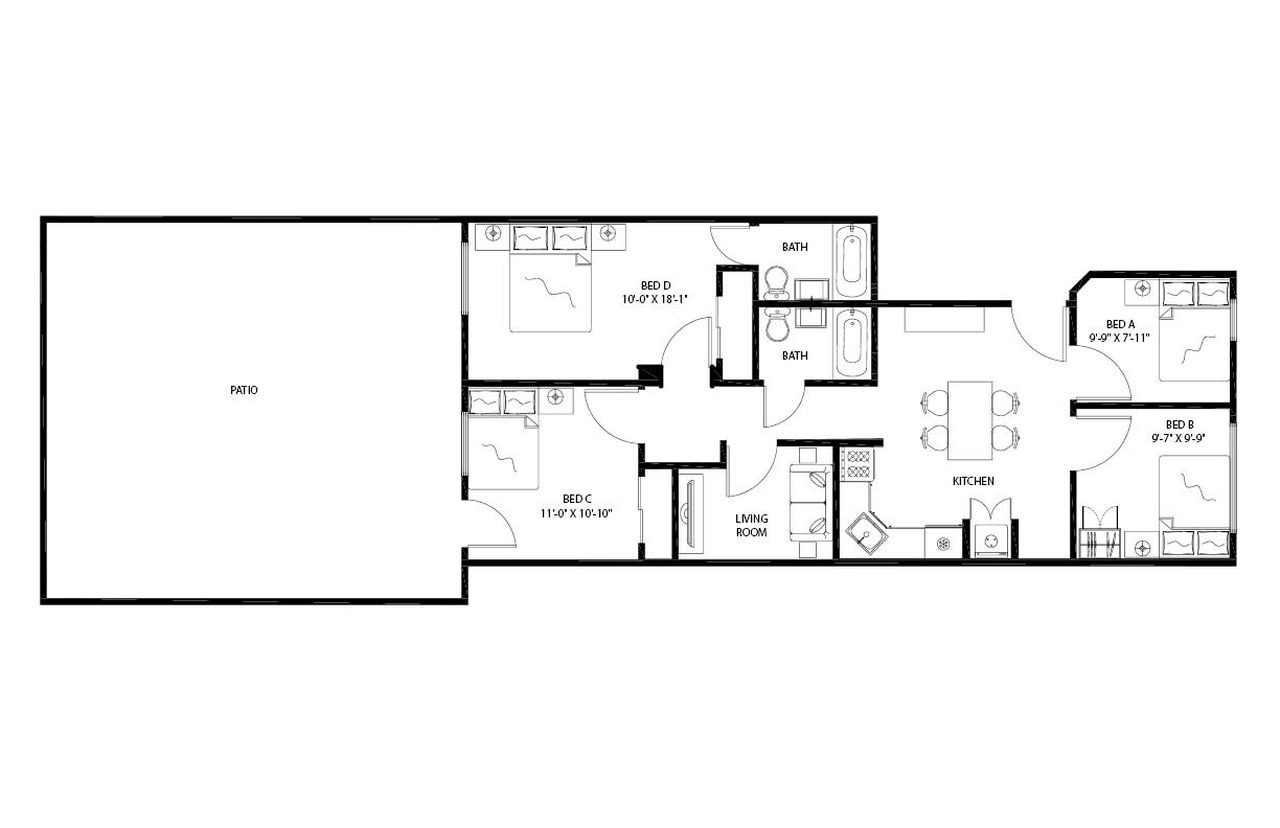 #1646: Flatbush - Queen Bedroom C - 15