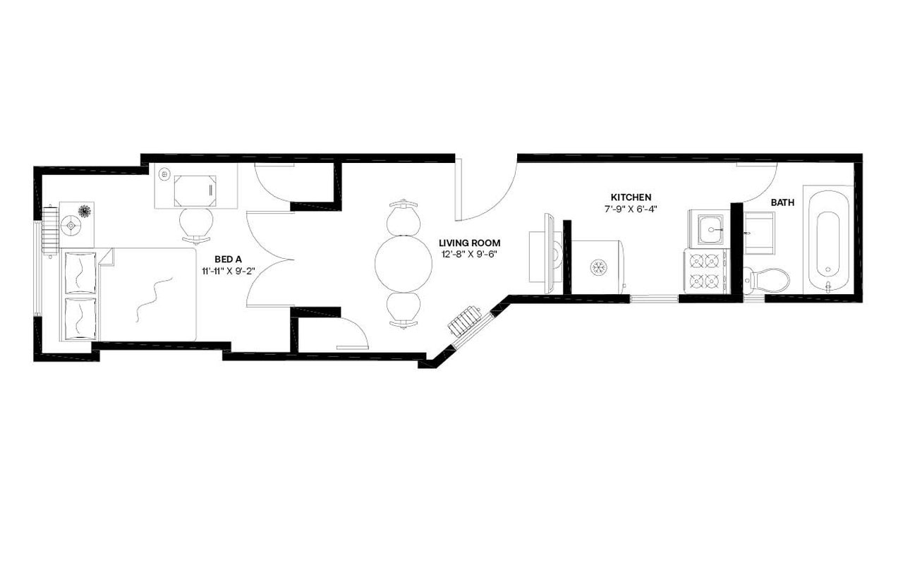  #842: East Village - 1 Bedroom (Full)  -  #842: East Village  - Gallery -  11