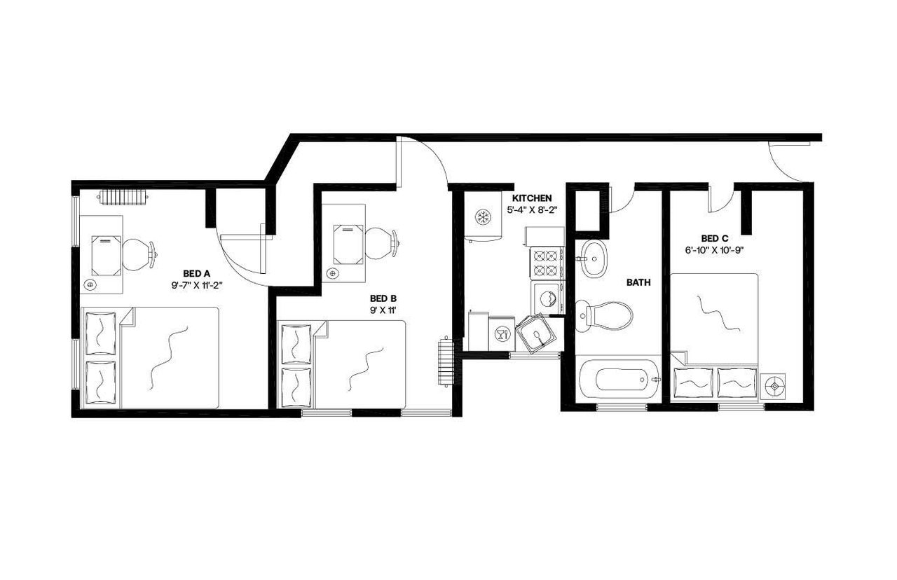  #760: Upper West Side - Full Bedroom B  -  #760: Upper West Side  - Gallery -  2