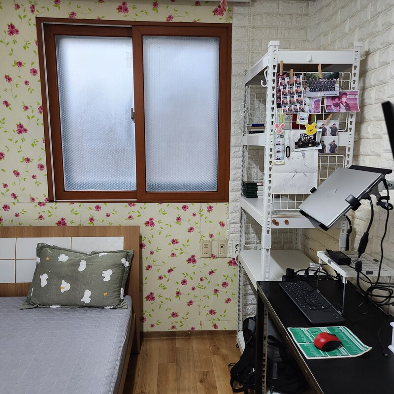  Single Room 1(Full Room)  -  서울대, 한국 요리, 한국 문화 체험, 조용하고 깨끗한 집  - Gallery -  1