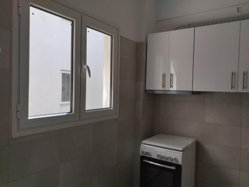 Central 4th flr Furnished Renovated Studio separate kitchen WIFI off Alexandras Ave