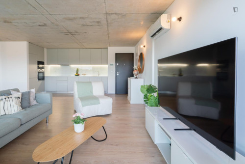 Breezy and modern 2-bedroom flat in Quebrantões - Gallery - 26