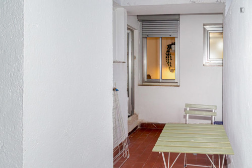 Attractive single bedroom with balcony