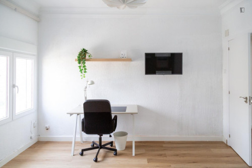 Appealing single bedroom in a property with balcony