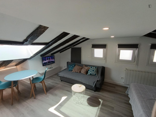 Moderno estudio en buhardilla en Calle San Cosme - Centro