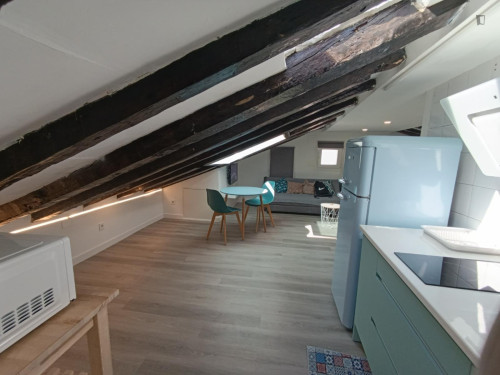 Moderno estudio en buhardilla en Calle San Cosme - Centro