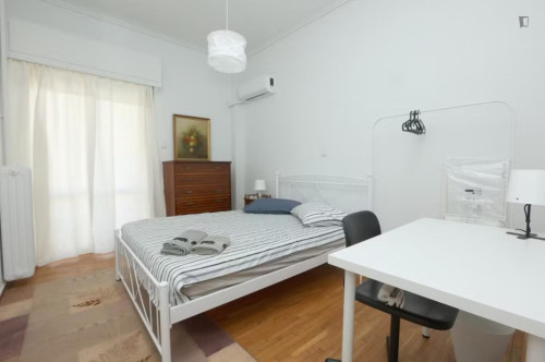 Inviting double bedroom in Athens