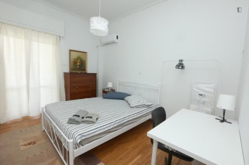 Inviting double bedroom in Athens
