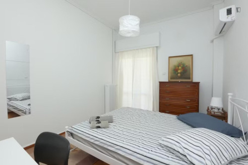 Inviting double bedroom in Athens