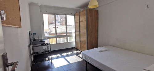 Double bedroom in 4-bedroom apartment