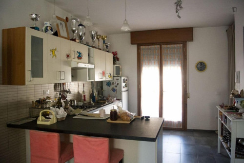 Pleasant single bedroom in Cesena