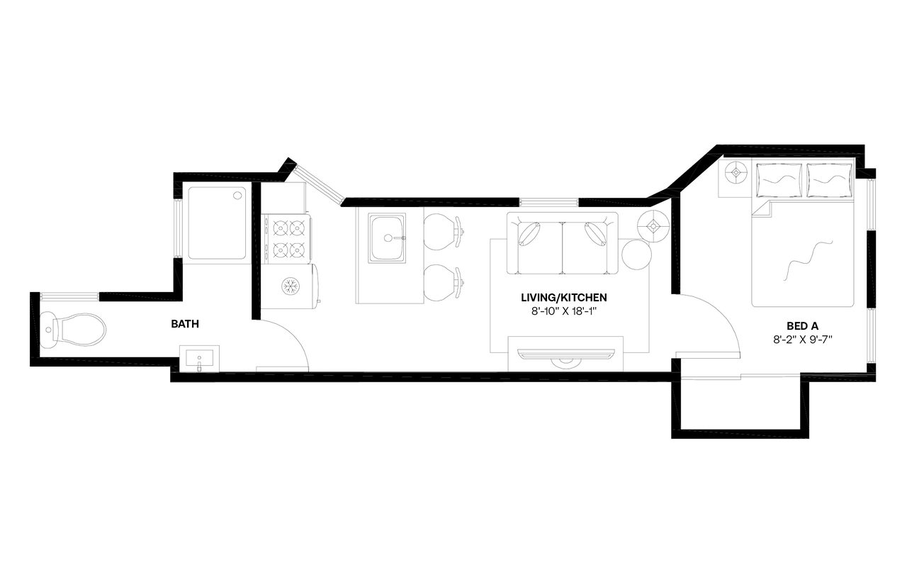 #1099: Columbus Circle - 1 Bedroom (Full) - #1099: Columbus Circle - Gallery - 17