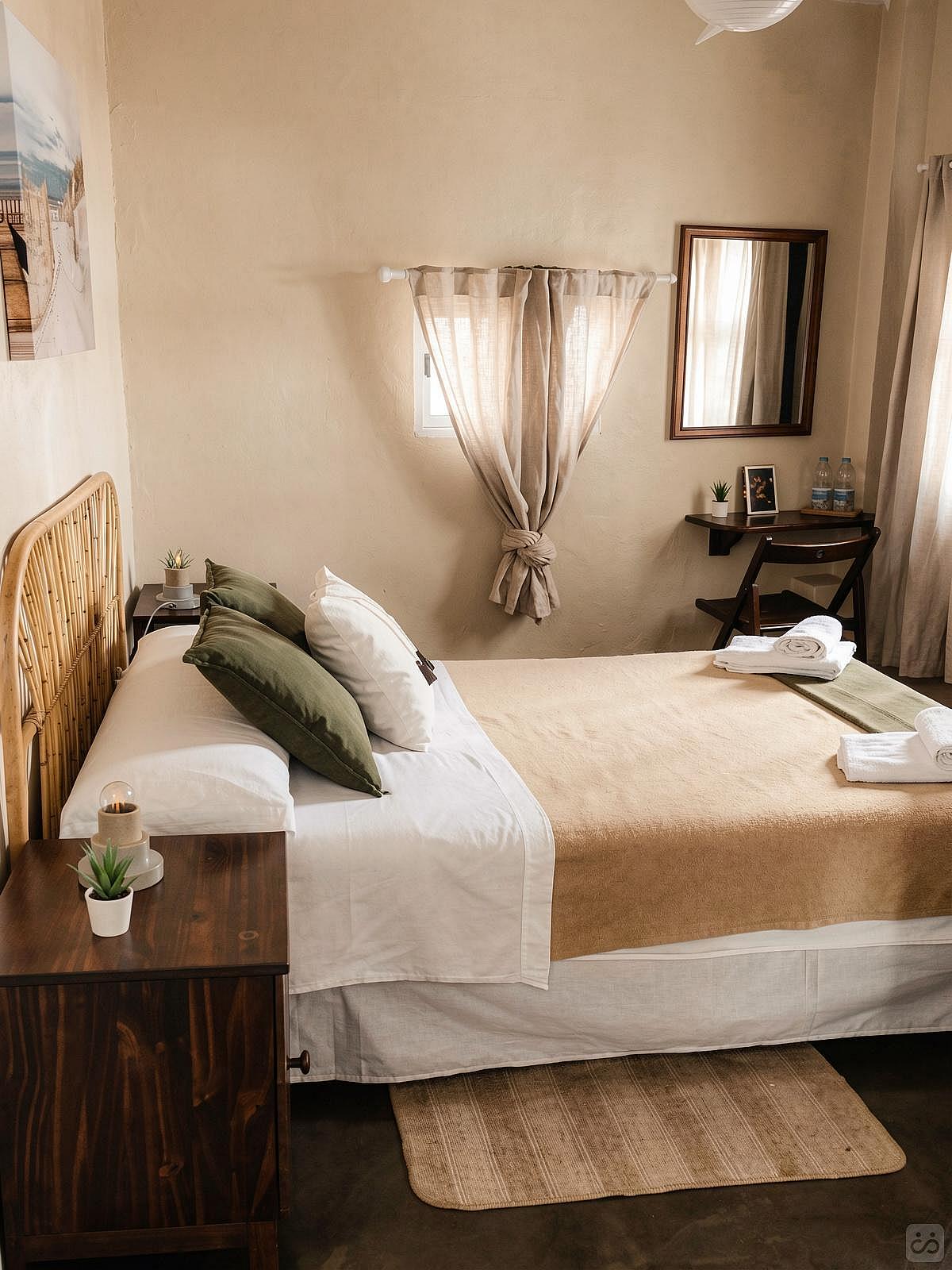 Private Superior Double - Vibrant Coastal Coliving in Historic Tarifa Old Town with Rooftop Terrace and Community Events - Gallery - 1