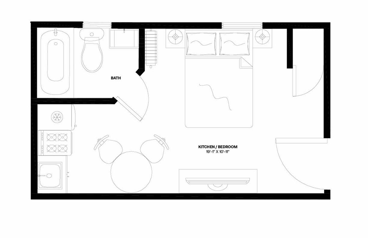#908: Columbus Circle - Studio (Full) - #908: Columbus Circle - Gallery - 4