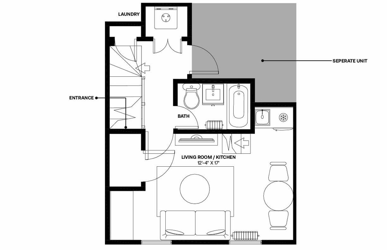  #1591: Columbia Heights - Studio (Full)  -  #1591: Columbia Heights  - Gallery -  5