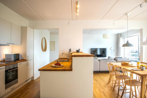 Cosy single bedroom in modern shared flat in Holmen - Gallery - 9