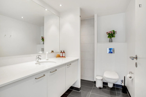 Bright single bedroom in modern shared flat in Holmen - Gallery - 12