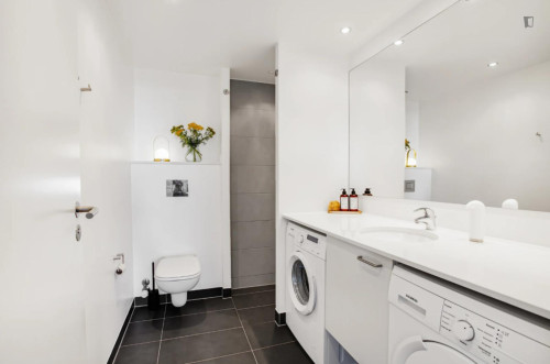 Bright single bedroom in modern shared flat in Holmen - Gallery - 11