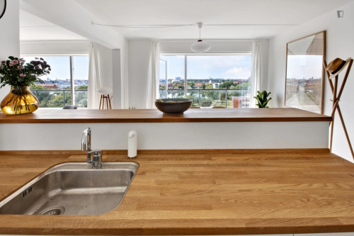 Bright single bedroom in modern shared flat in Holmen - Gallery - 7