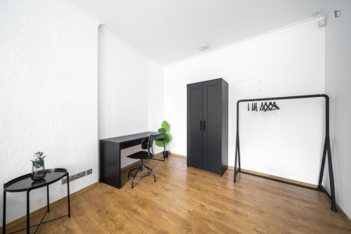 Bright double bedroom in cool shared flat in Latgale