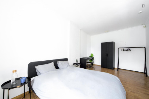 Bright double bedroom in cool shared flat in Latgale