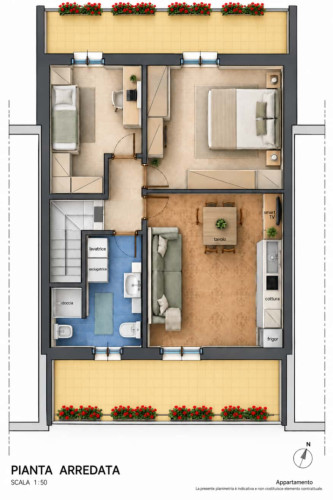 Apartment in Via Lombardia, Zanica for 65 m² with 2 bedrooms - Gallery - 27