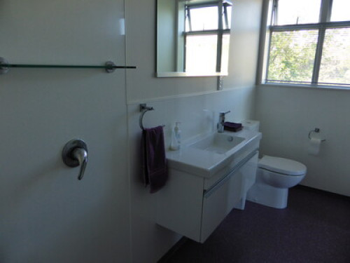 Friendly family on beachfront