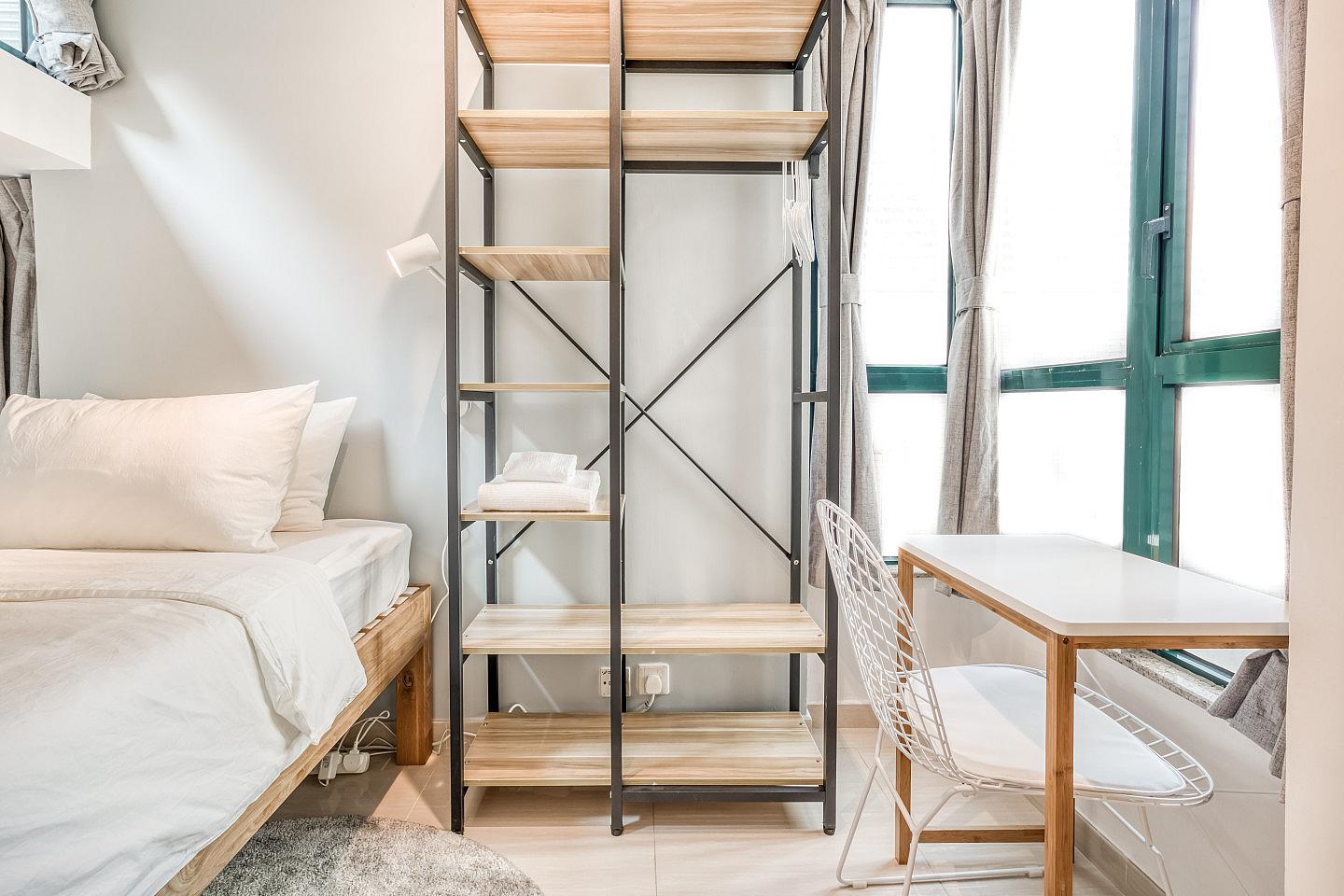  Private Room With Shared Bathroom 1  -  Chic and Comfortable Coliving in Scenic Kennedy Town Apartment  - Gallery -  1