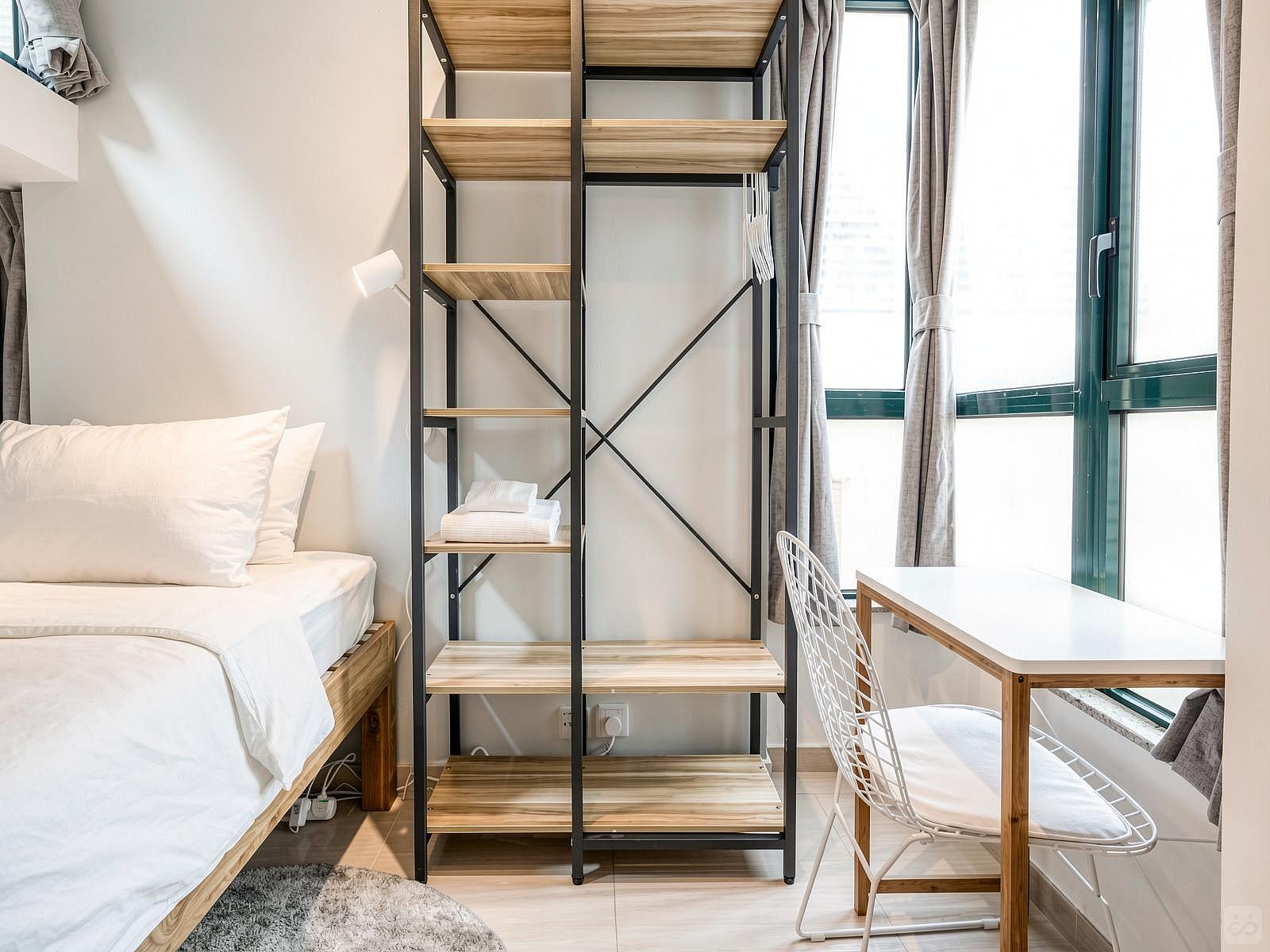  Private Room With Shared Bathroom 1  -  Chic and Comfortable Coliving in Scenic Kennedy Town Apartment  - Gallery -  13
