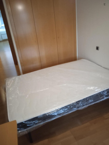 Big double bedroom in Parque de Las Gaunas