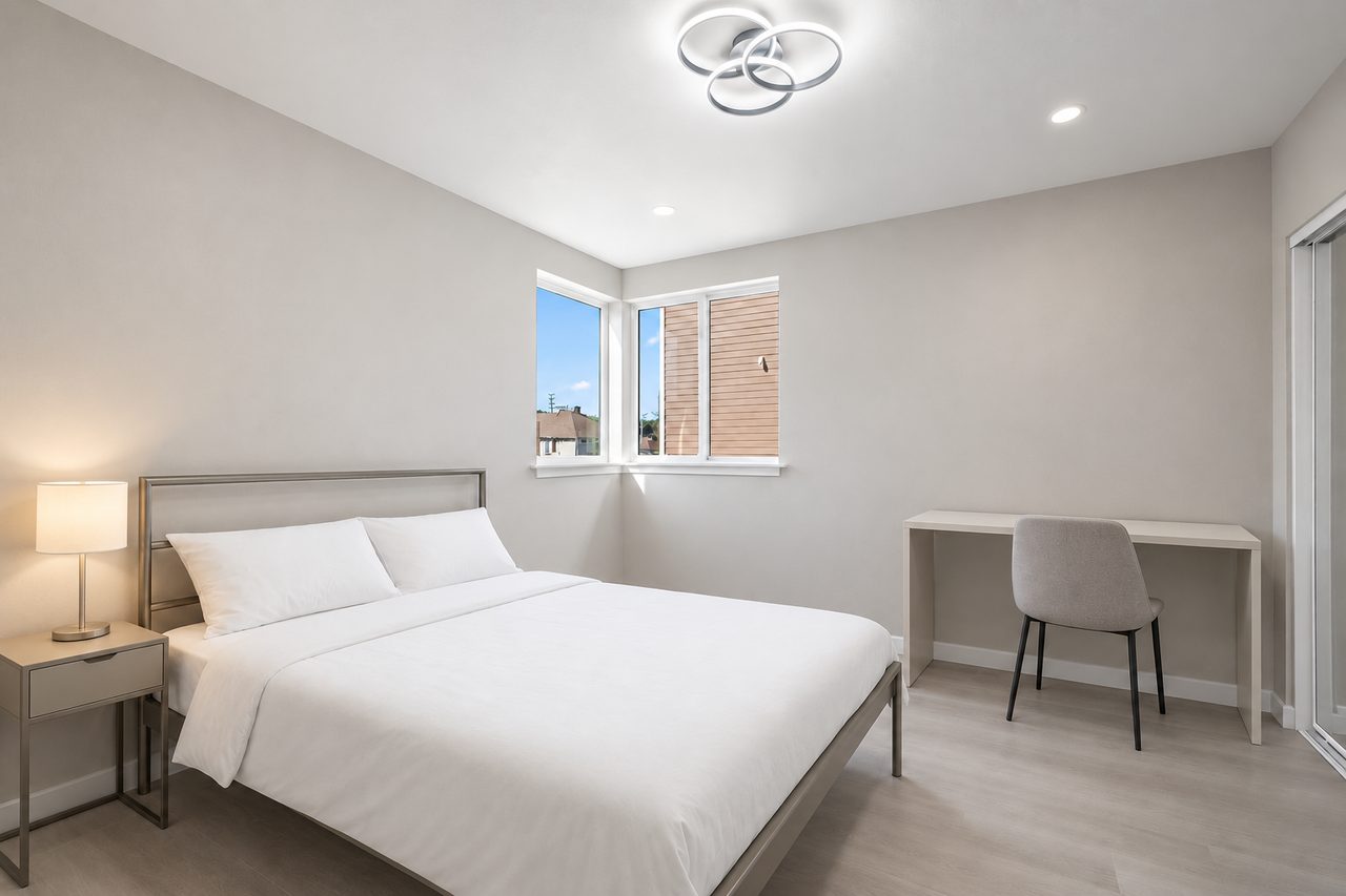 #1828: Boyle Heights - Queen Bedroom A - 14
