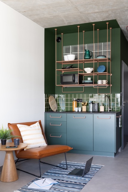  Studio L With Kitchenette  -  Basecamp by Xior Katowice  - Gallery -  2