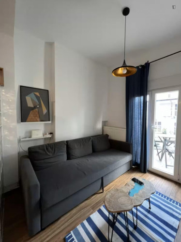 Spacious Single Bedroom with a balcony close to Holy Church of the Holy Apostles