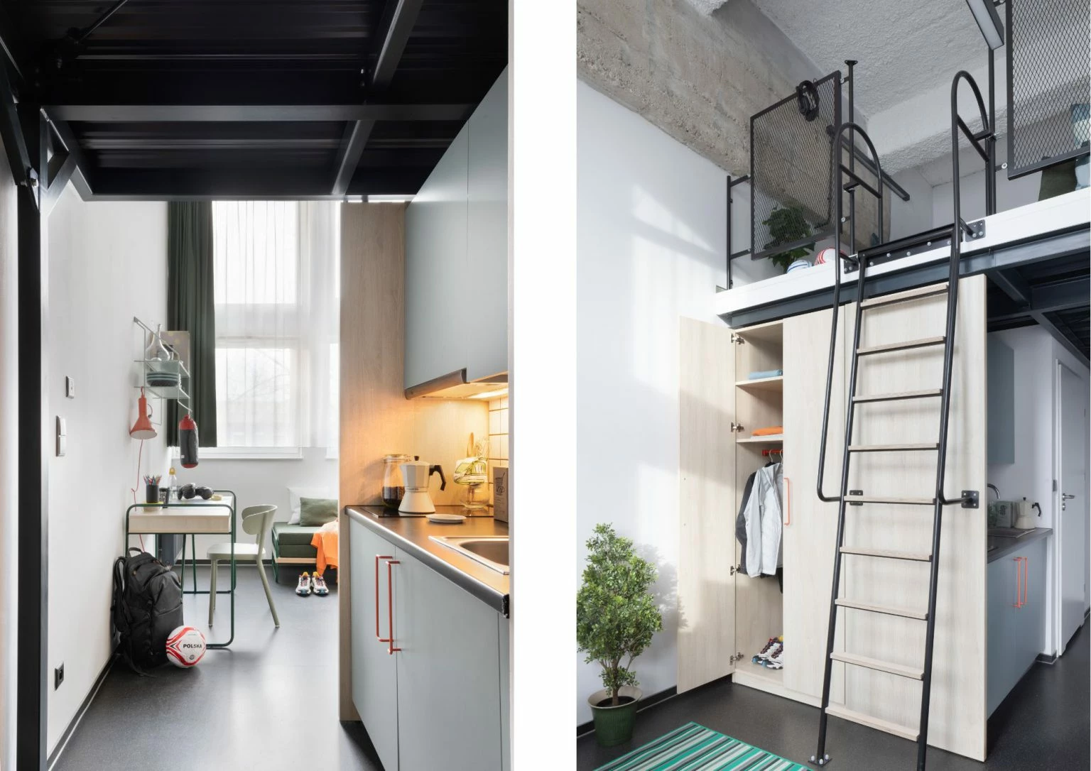  Studio Loft M  -  Basecamp by Xior Łódź Rewolucji  - Gallery -  2