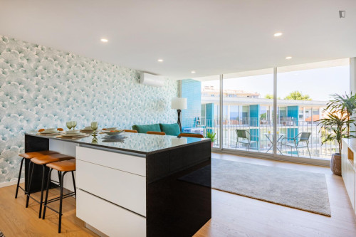 Bright 2-bedroom flat in Espinho