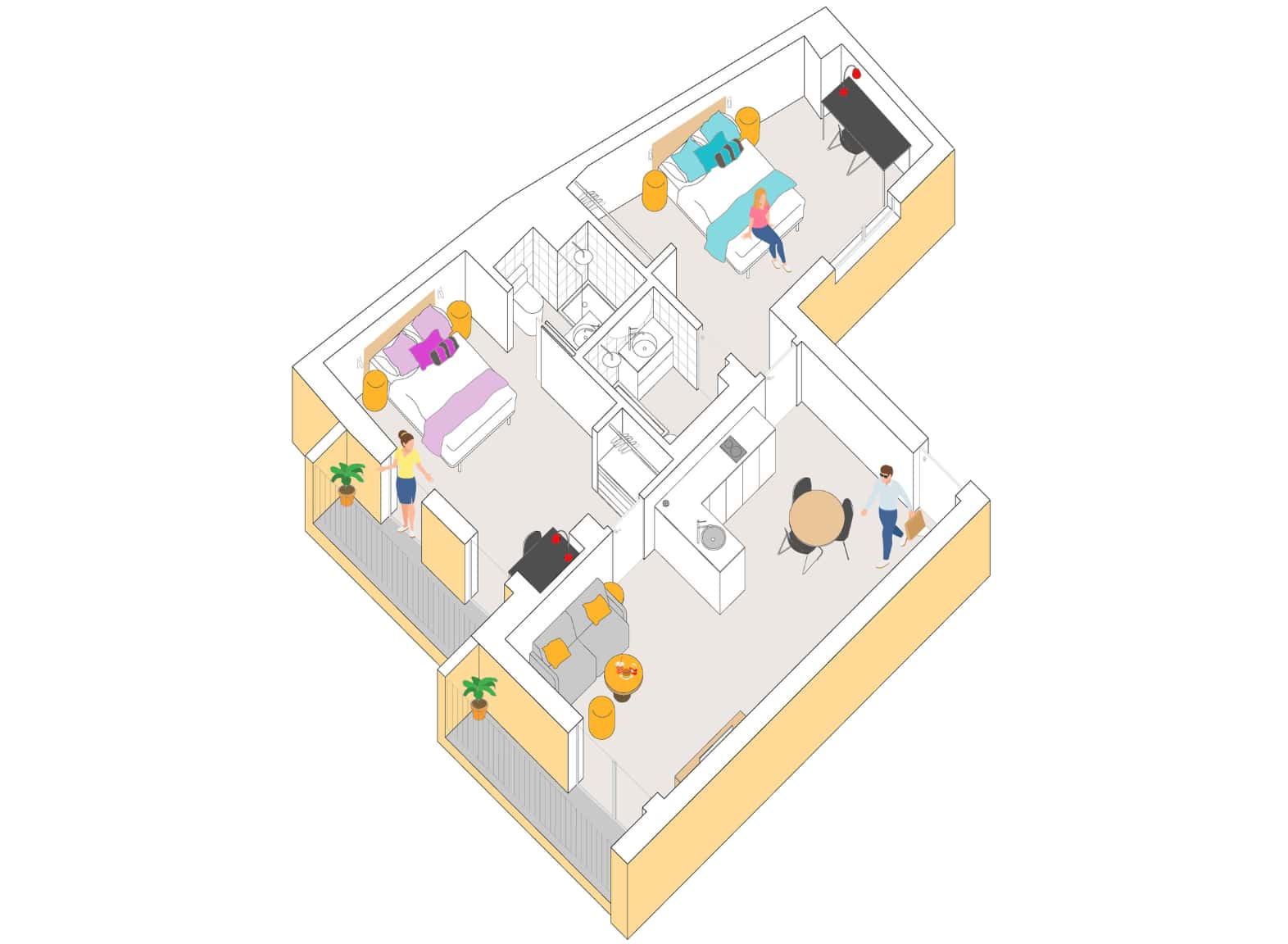  Apartamento Con Dos Habitaciones  -  Apartamento con dos habitaciones  - Gallery -  2