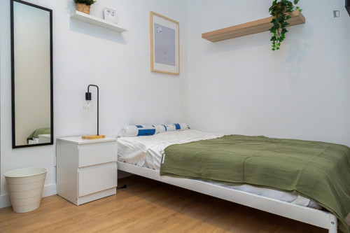Cozy single bedroom in a property with balcony