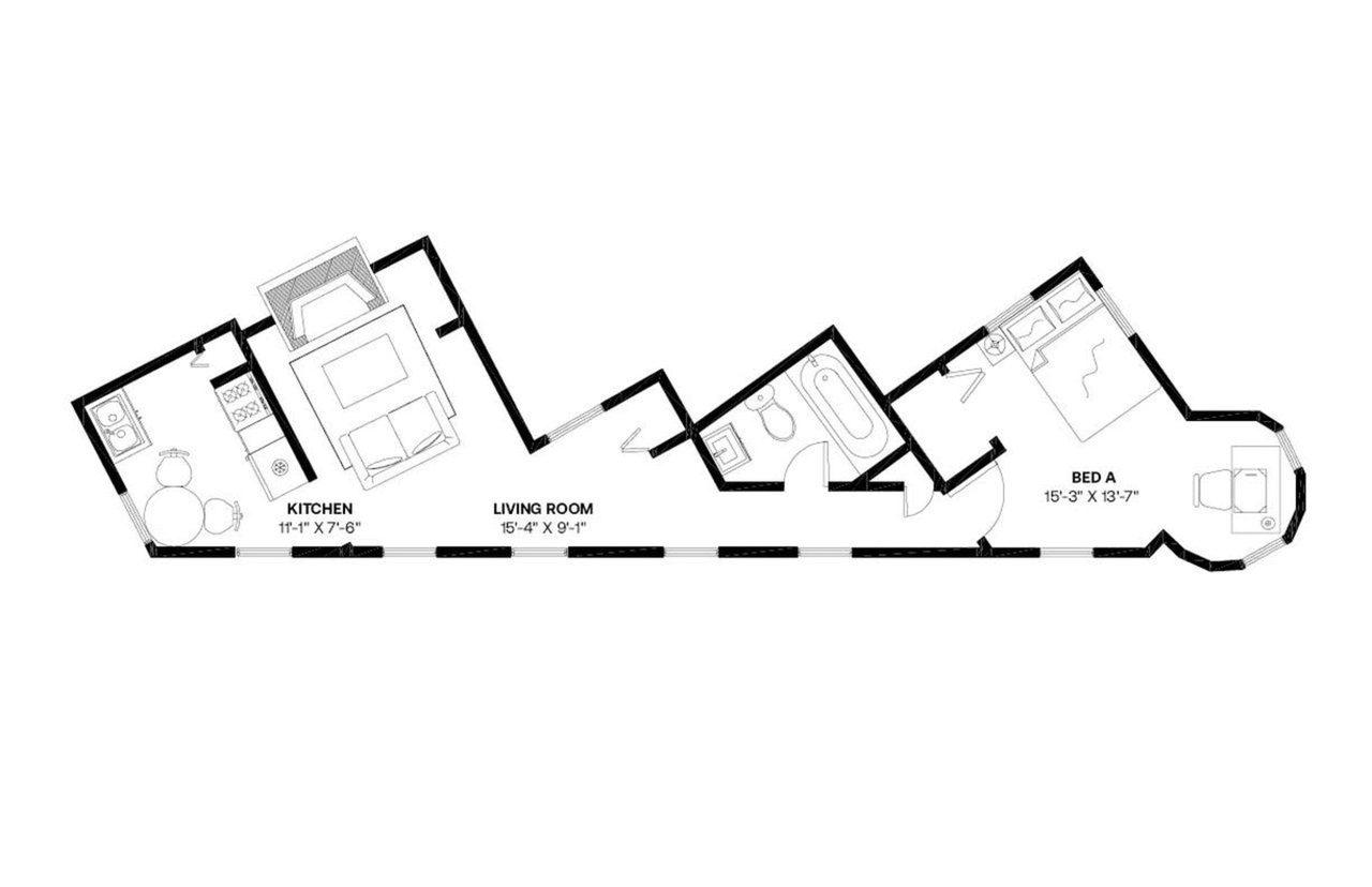 #1345: Fenway - 1 Bedroom (Full) - #1345: Fenway - Gallery - 6